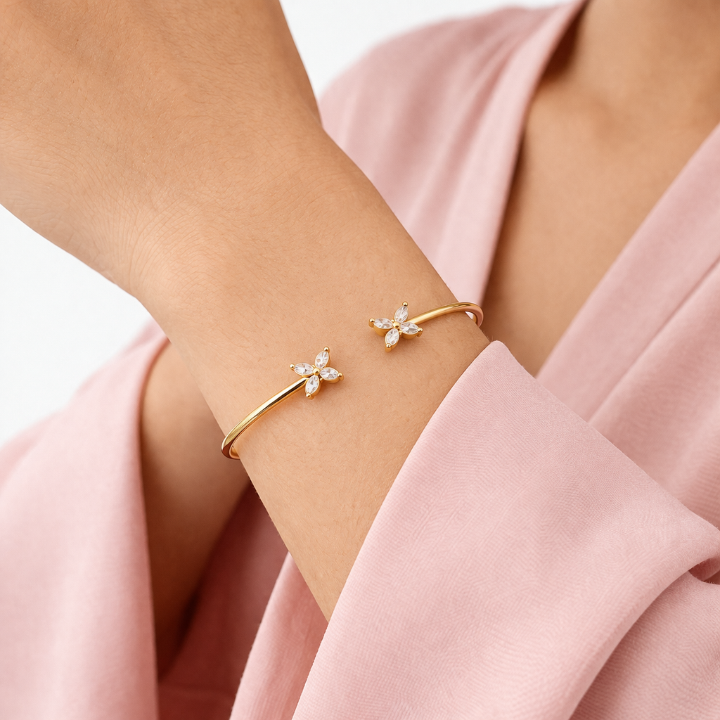Lola | Jonc en acier inoxydable ajustable