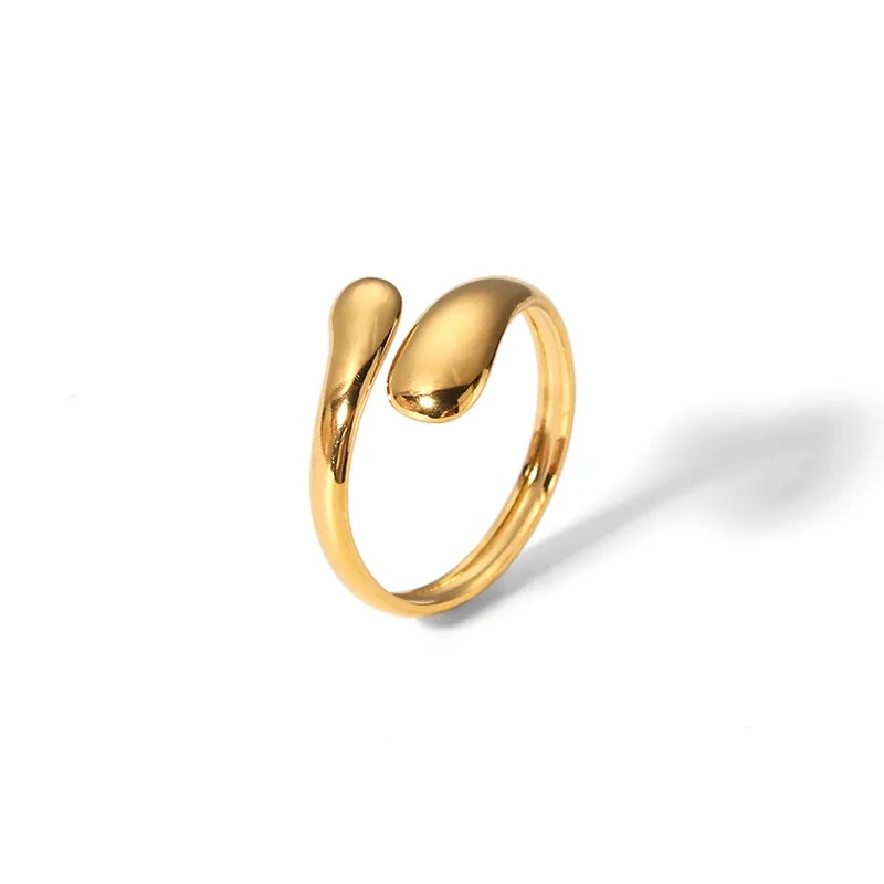 Bague en acier inoxydable ajustable pas cher