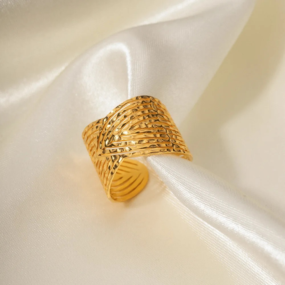 Bague en acier inoxydable ajustable