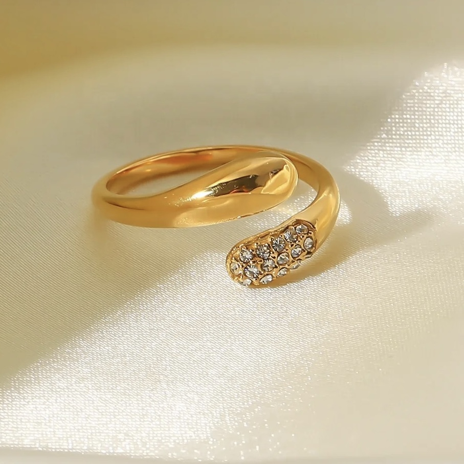 Agneta | Bague en acier inoxydable