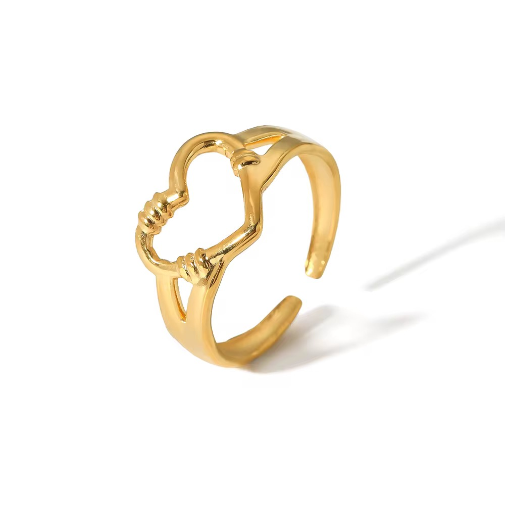 Clara| Bague en acier inoxydable ajustable