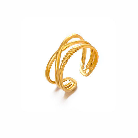 Lise | Bague en acier inoxydable ajustable