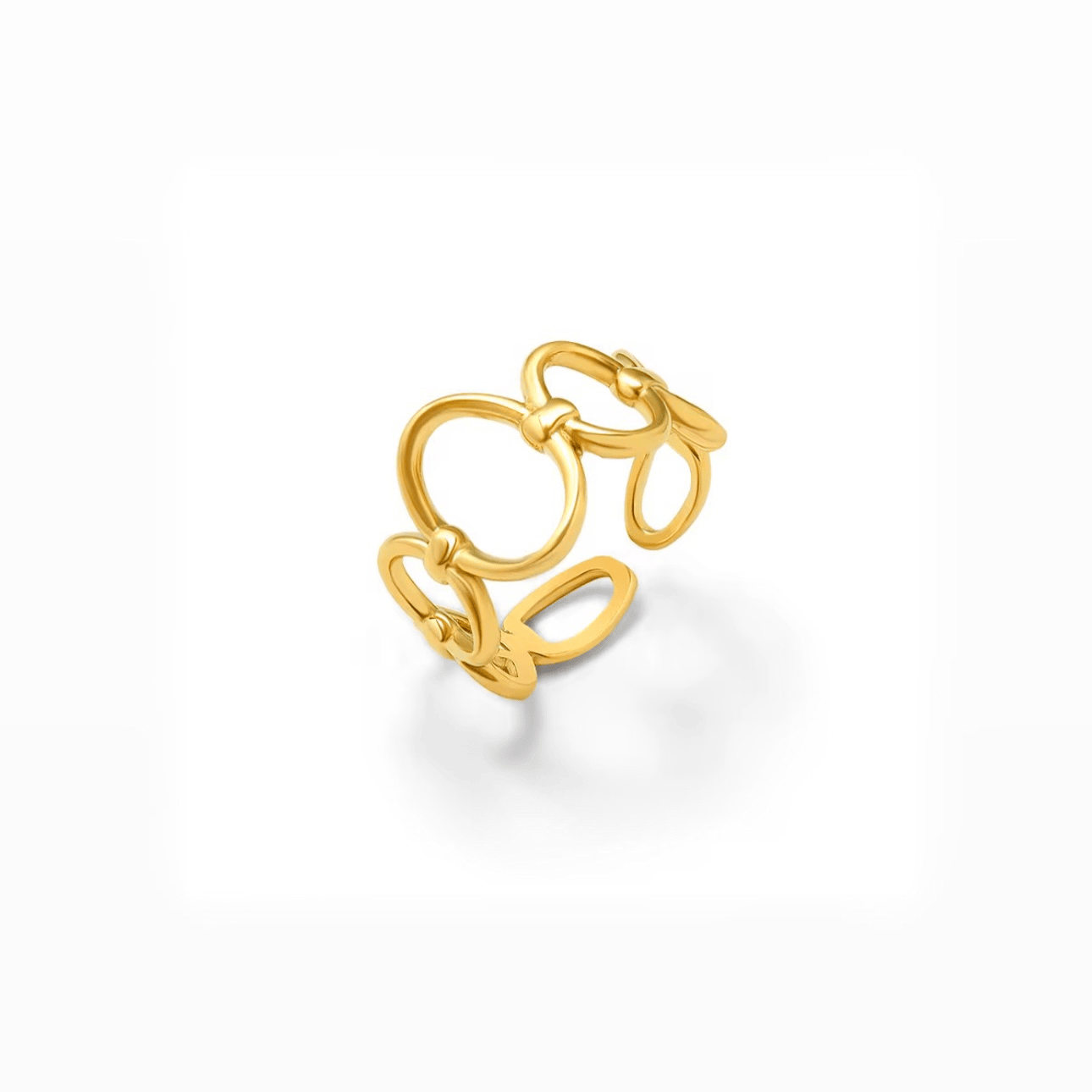 Pauline | Bague en acier inoxydable ajustable