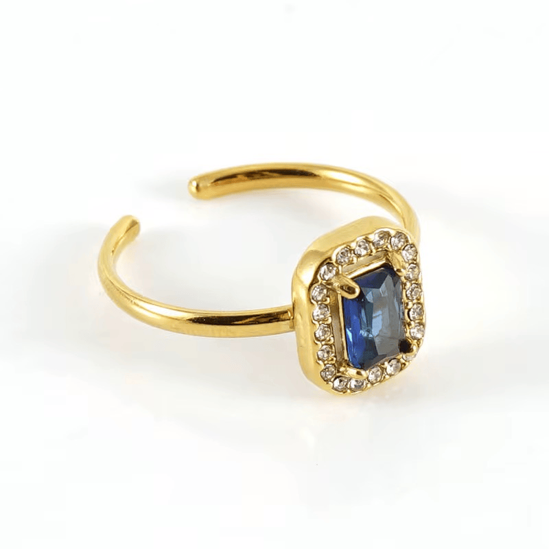 Bague en acier inoxydable ajustable pas cher