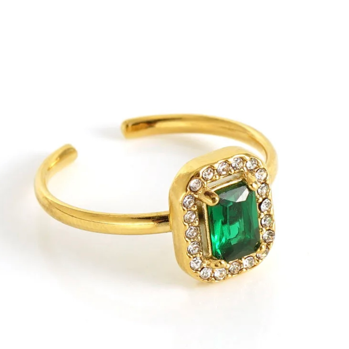 Bague en acier inoxydable ajustable pas cher