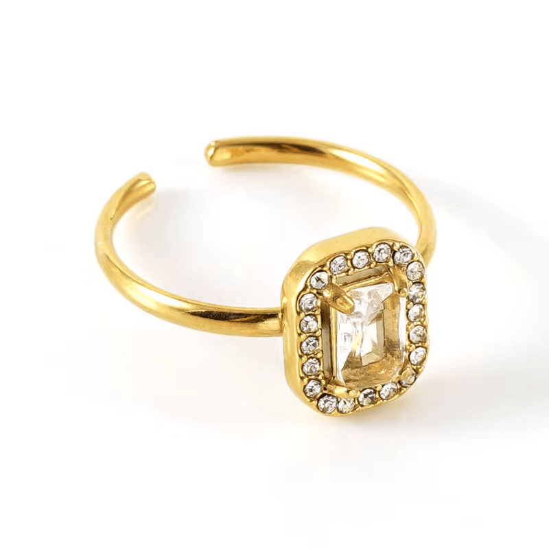 Bague en acier inoxydable ajustable pas cher