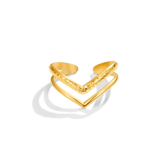 Vida I Bague en acier inoxydable ajustable