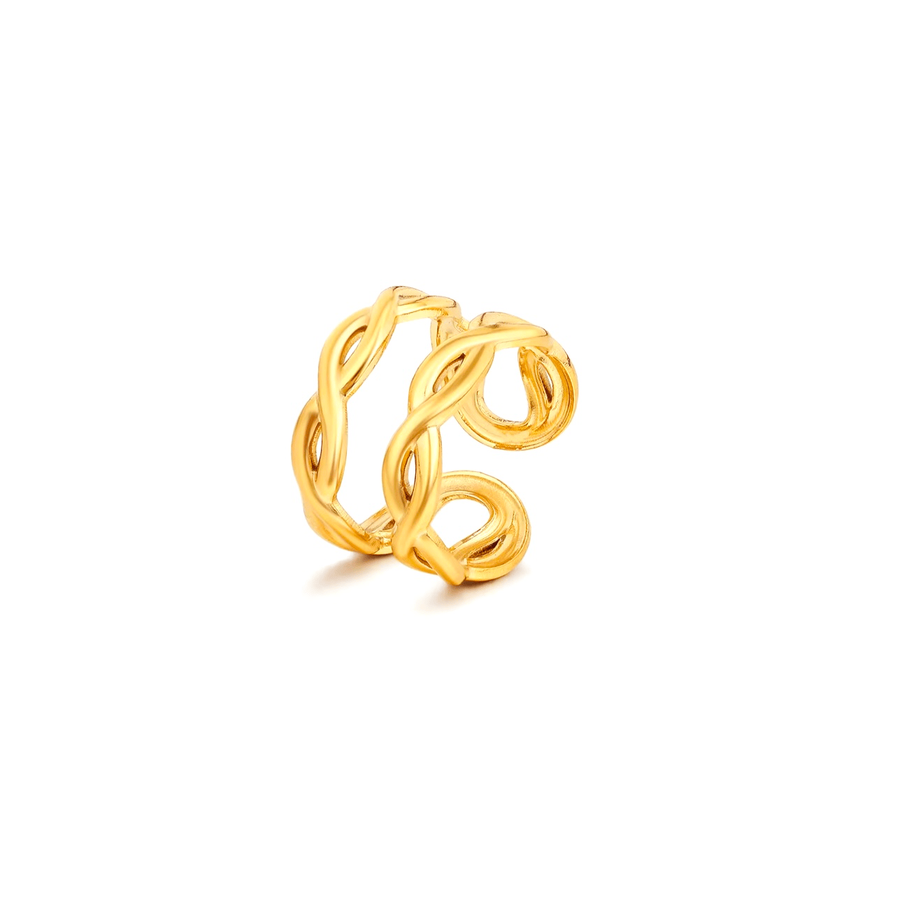 Merga I Bague en acier inoxydable ajustable