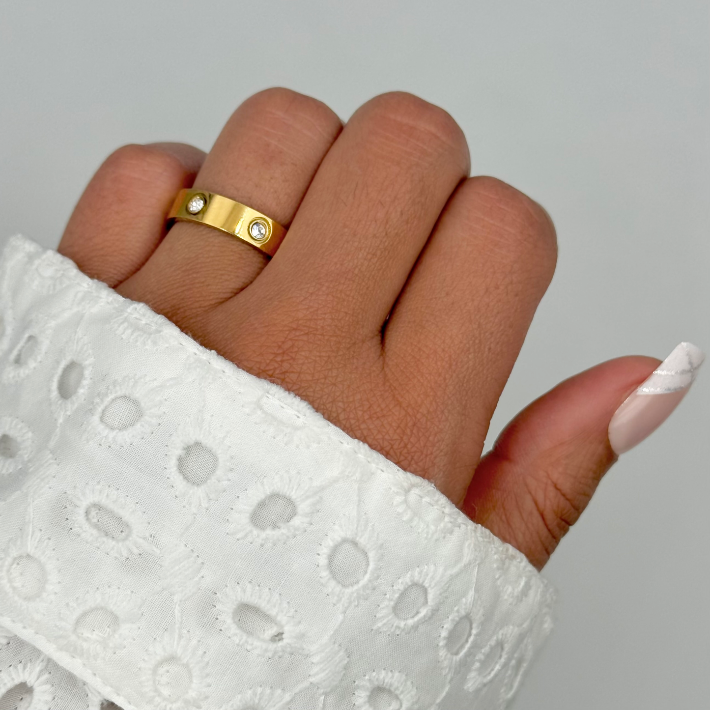 Bague en acier inoxydable pas cher