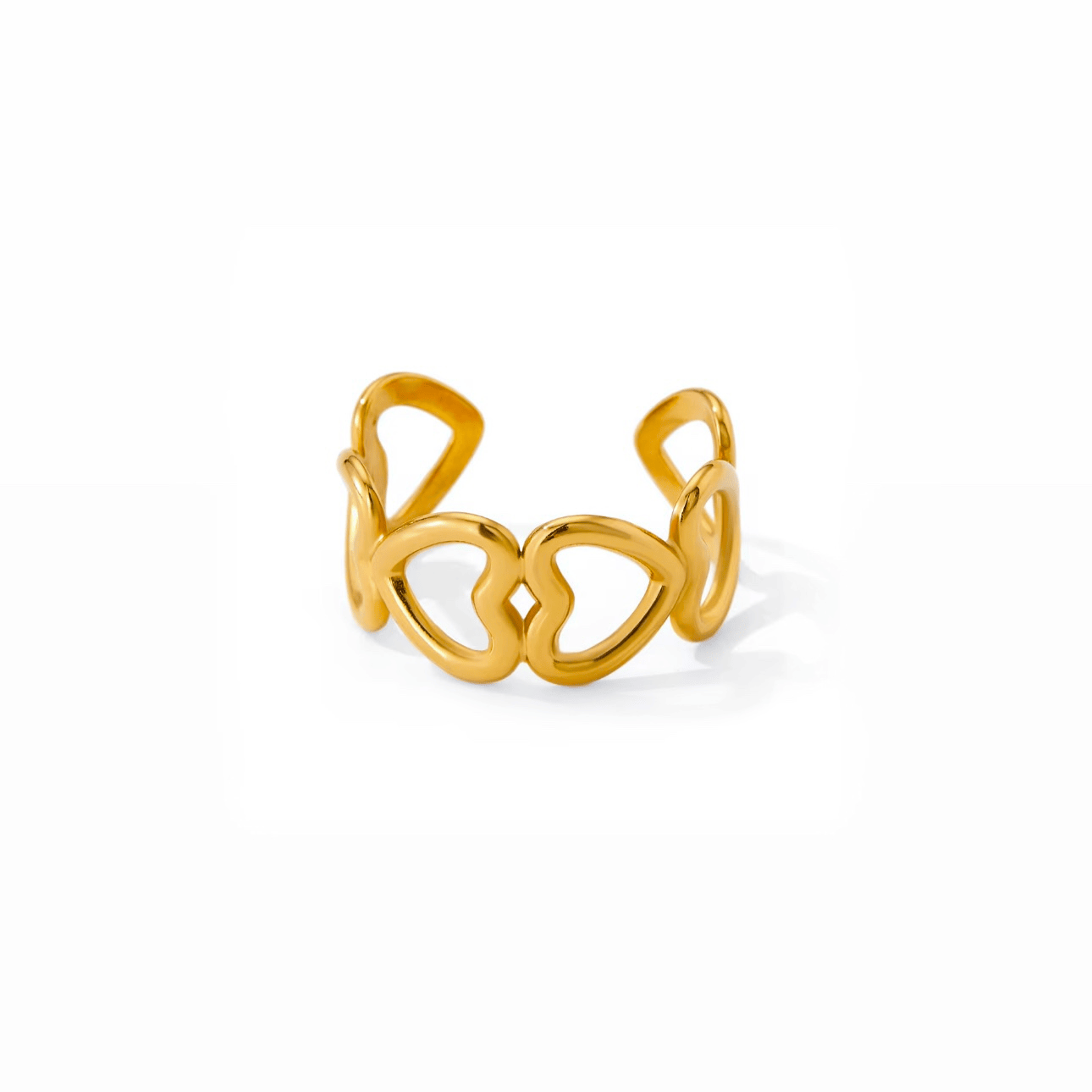 Chloé I bague en acier inoxydable ajustable
