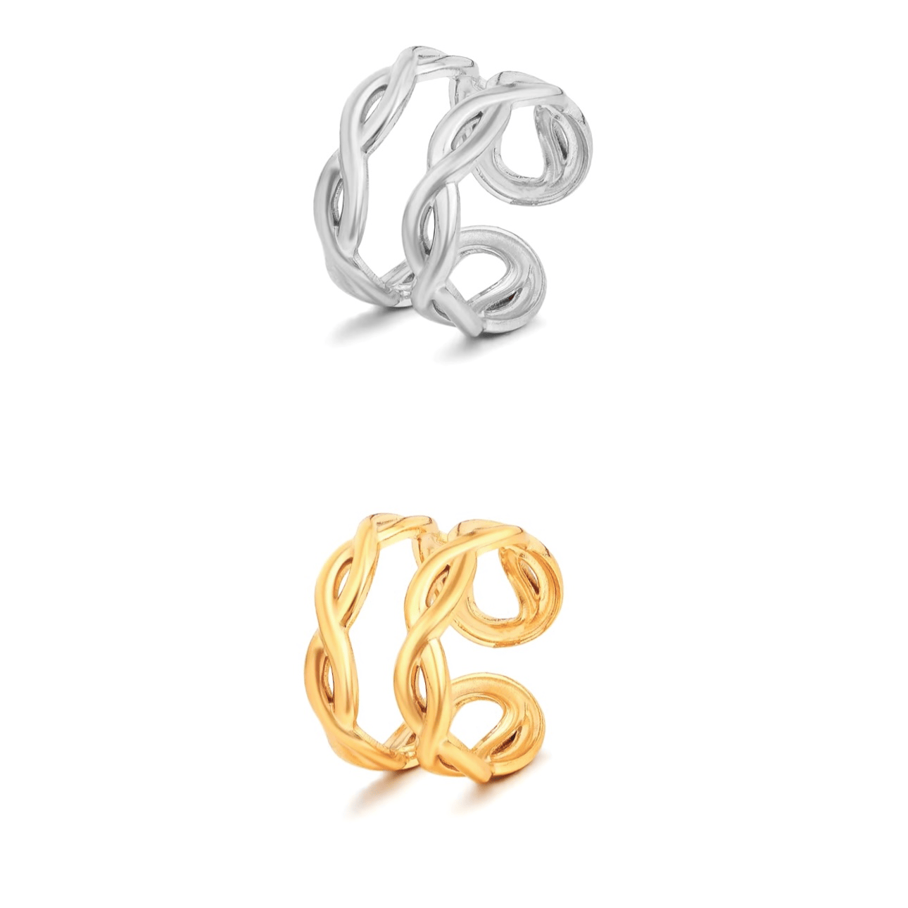 Merga I Bague en acier inoxydable ajustable