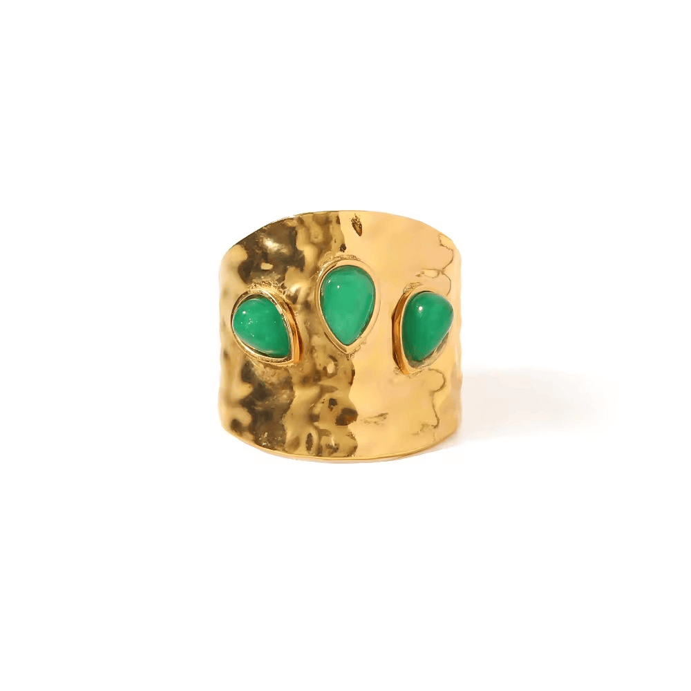 Almas | Bague en acier inoxydable ajustable