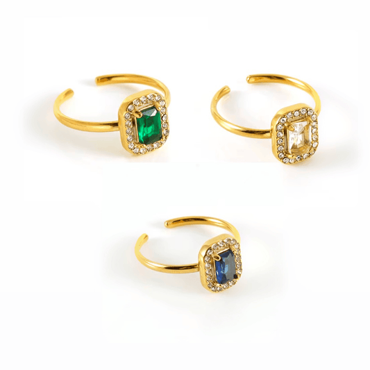 Bague en acier inoxydable ajustable pas cher