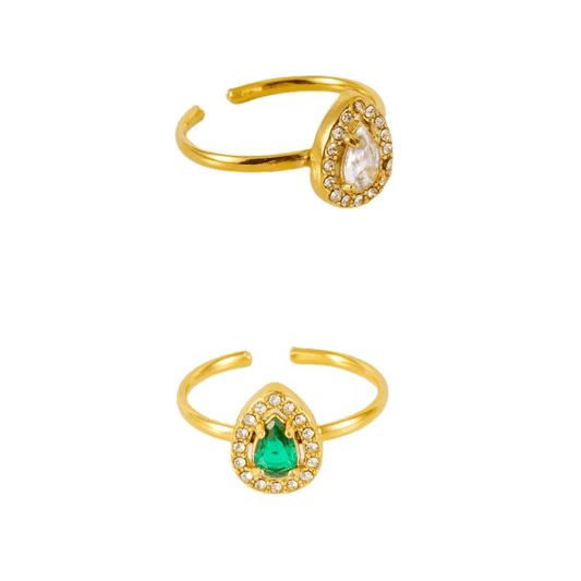 Bague en acier inoxydable ajustable pas cher