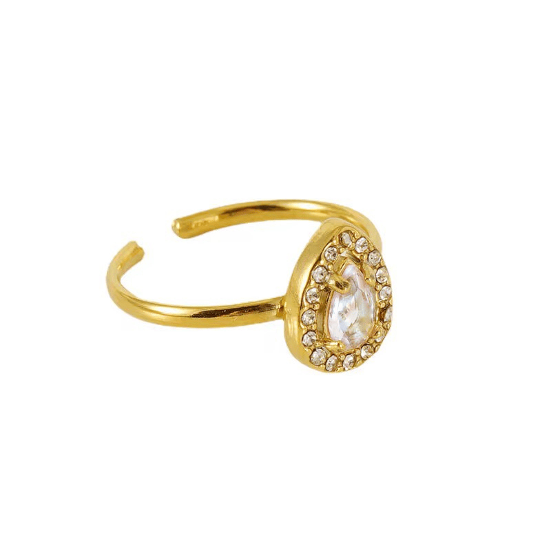 Bague en acier inoxydable ajustable pas cher