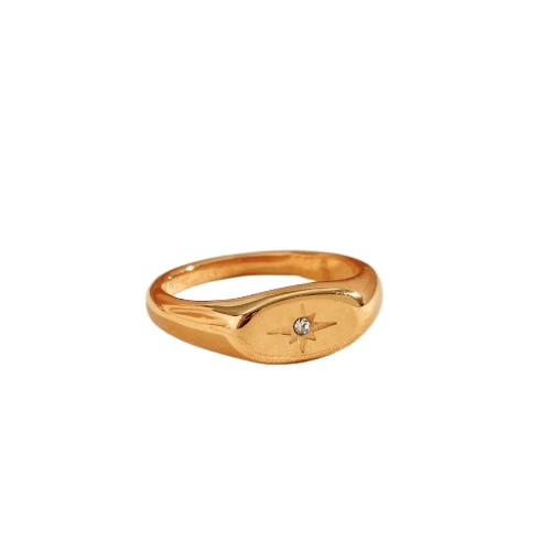 Ambra | Bague en acier inoxydable