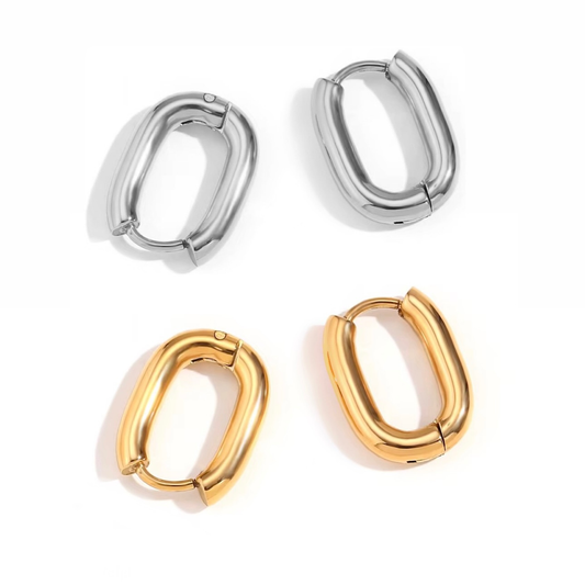 Soléa | Boucles d’oreilles en acier inoxydable