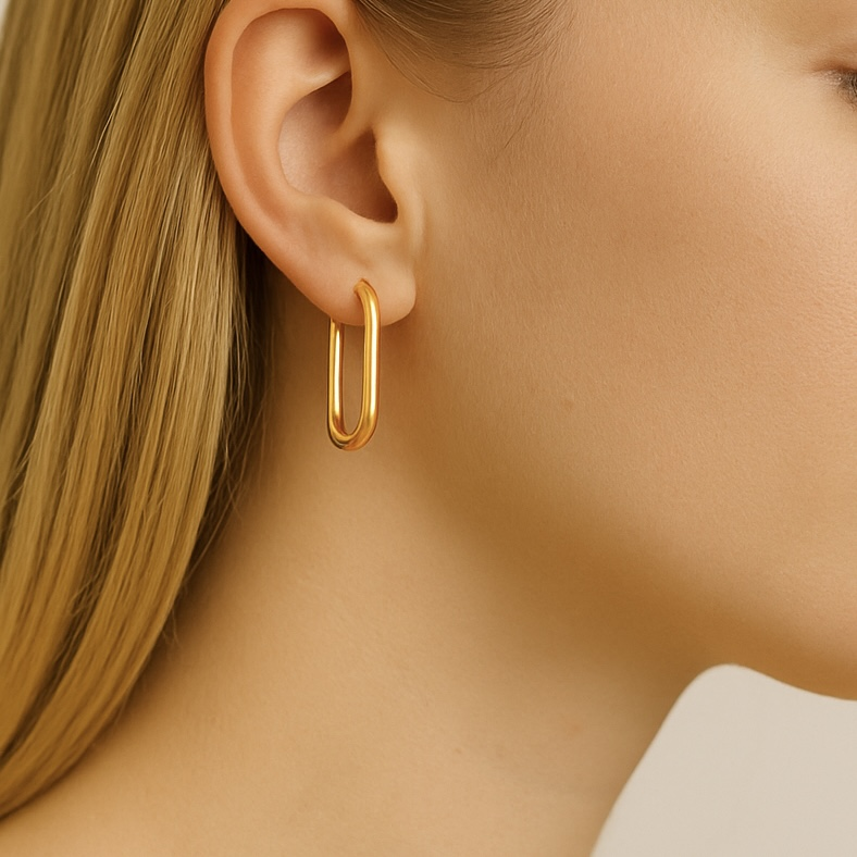 Boucles d’oreilles en acier inoxydable pas cher