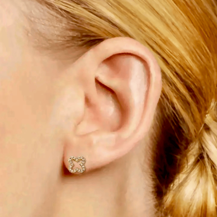Piercing boucles d’oreilles en argent plaqué à l’or pas cher