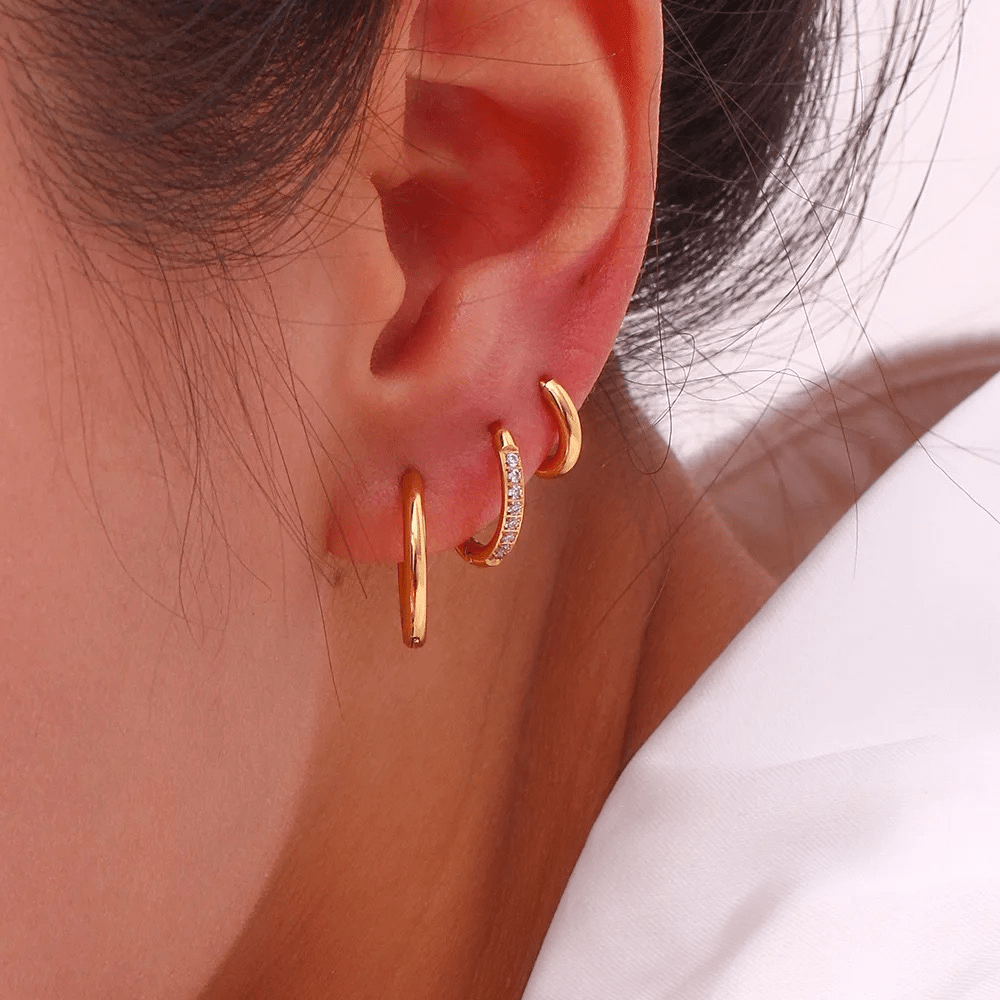 Boucles d’oreilles en acier inoxydable pas cher