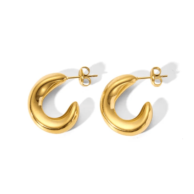 Vanessa | Boucles d’oreilles en acier inoxydable