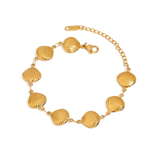Bracelet coquillage acier inoxydable