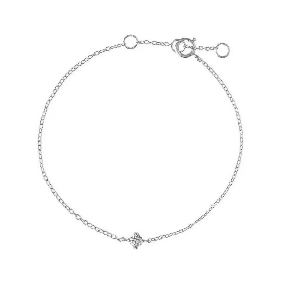 Bracelet en argent ajustable