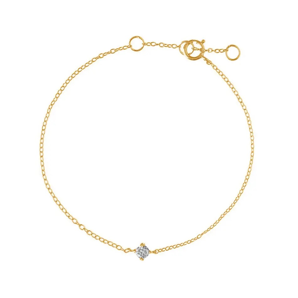 Bracelet en argent ajustable