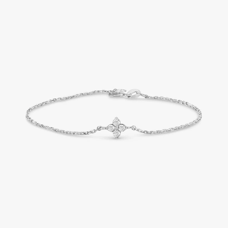 Bracelet en argent plaqué à l’or pas cher