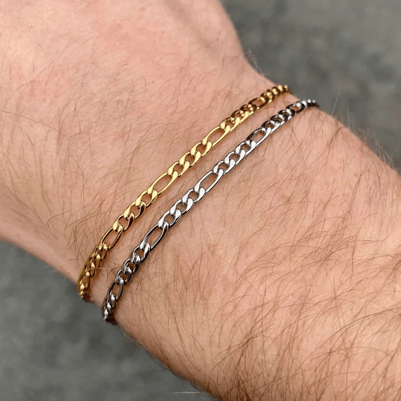 Bracelet maille acier inoxydable