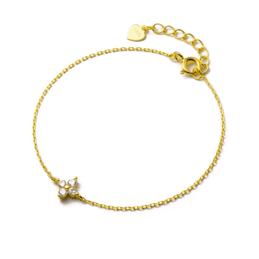 Bracelet en argent plaqué à l’or pas cher