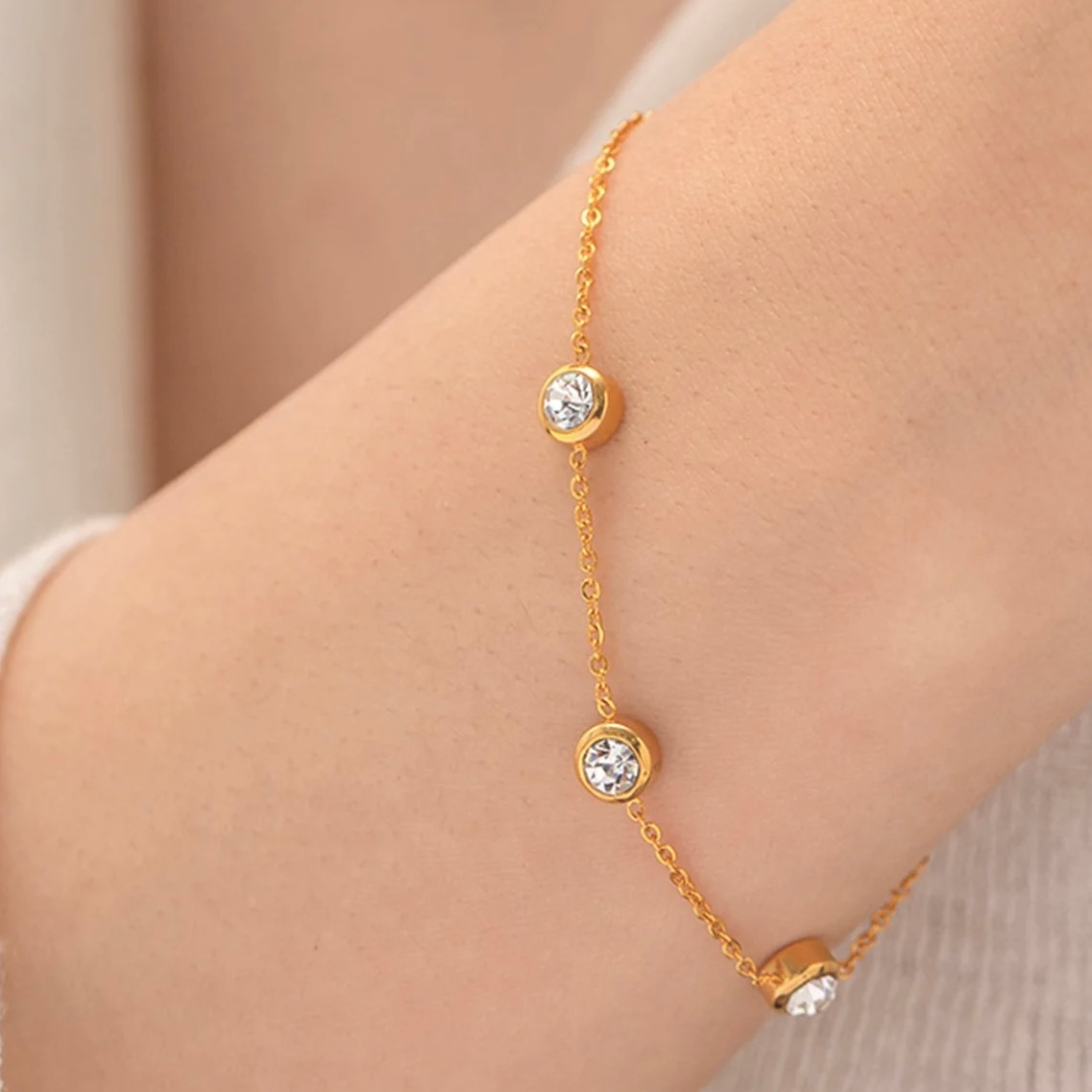 Livia | Bracelet en acier inoxydable