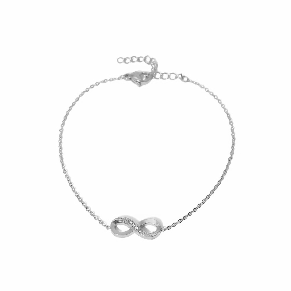 Bracelet infini en acier inoxydable
