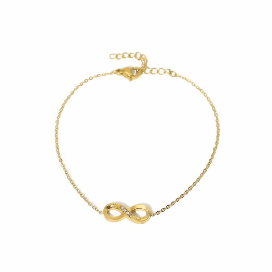 Bracelet infini en acier inoxydable