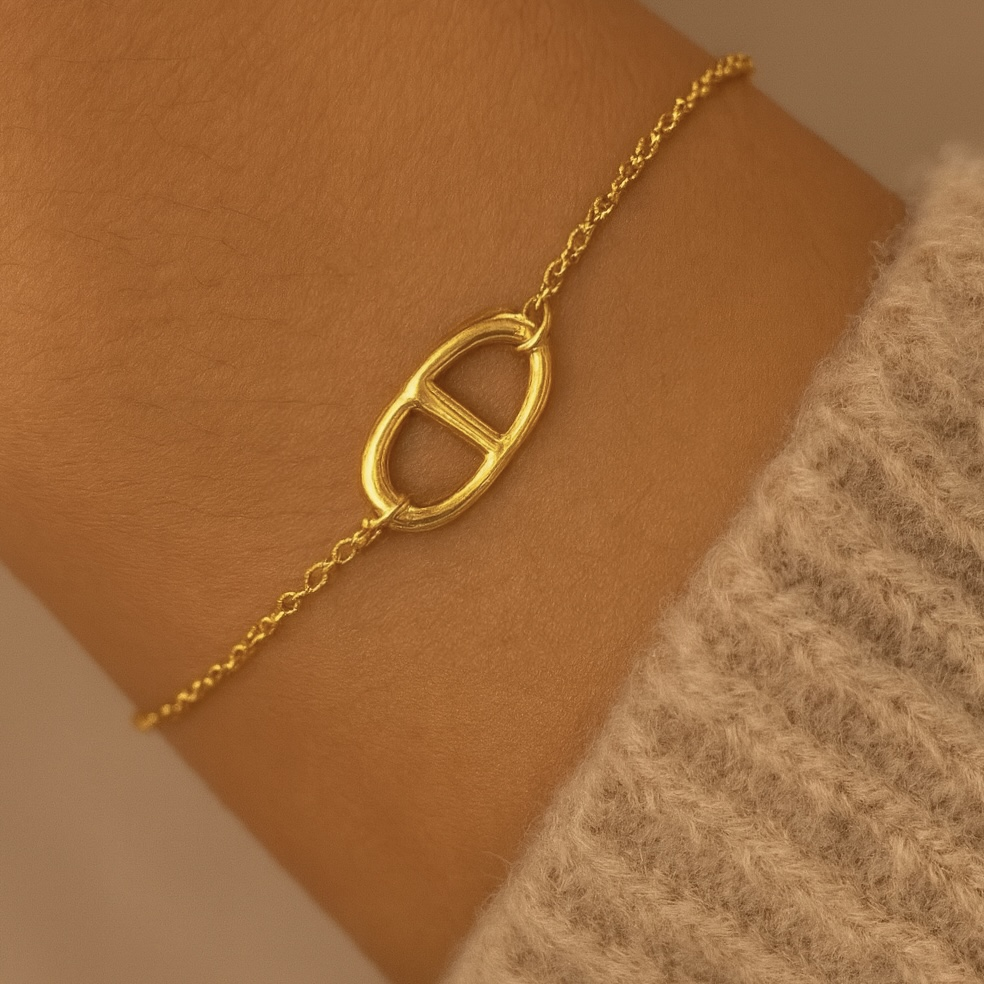Bracelet maille en acier inoxydable