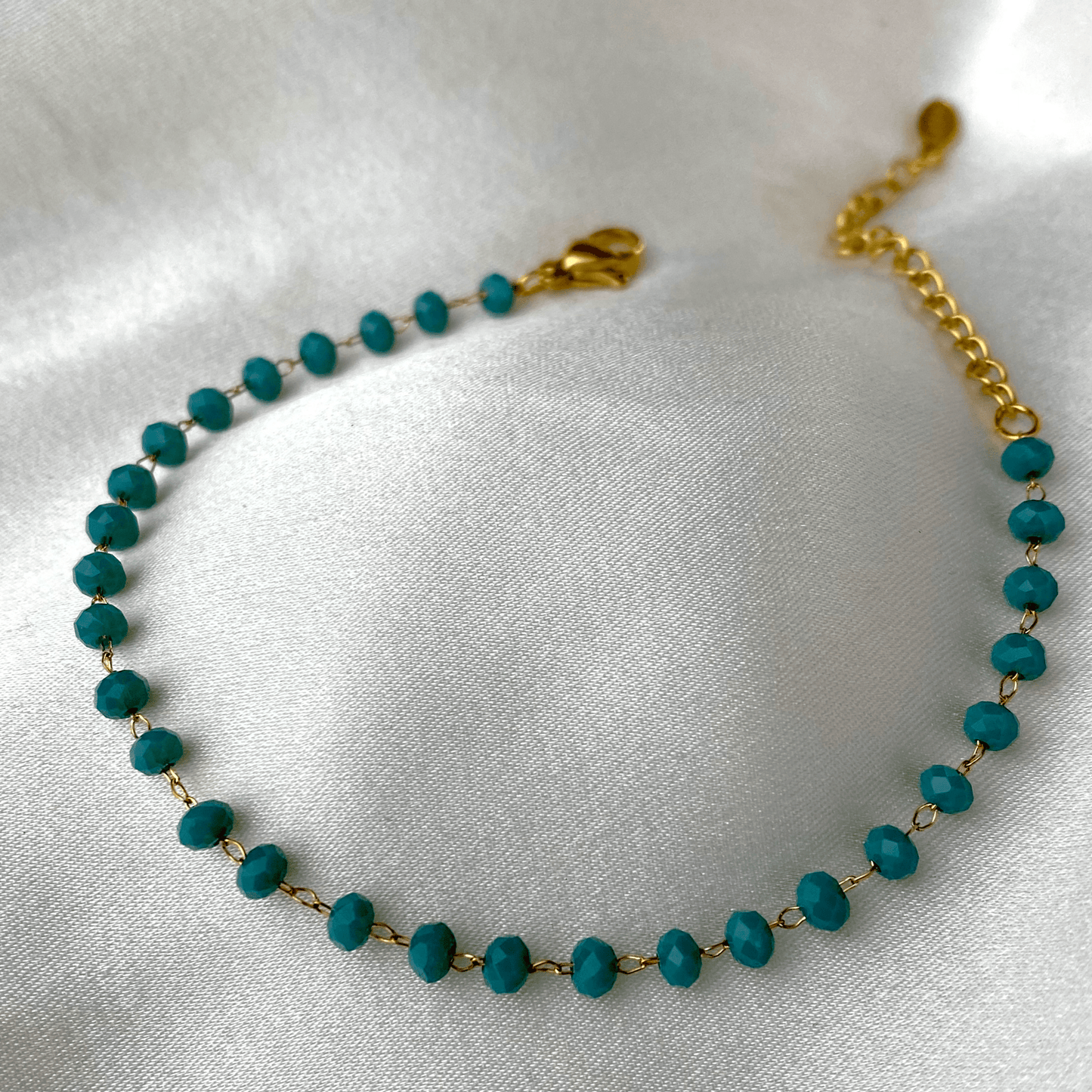 bracelet perme vertes en acier inoxydable ajustable
