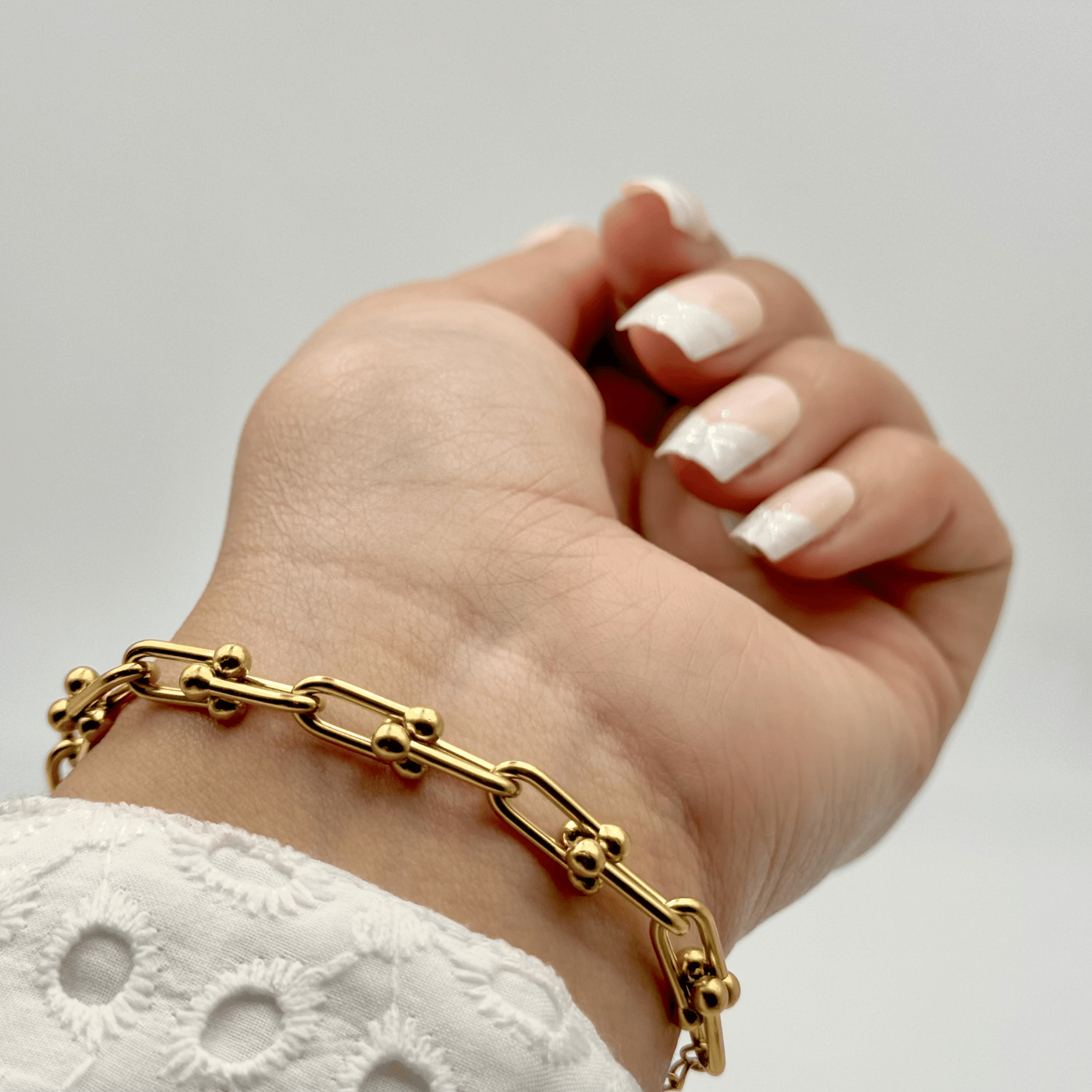 Bracelet en acier inoxydable ajustable pas cher
