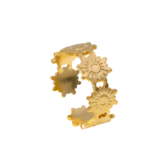 Iris I Bague en acier inoxydable ajustable