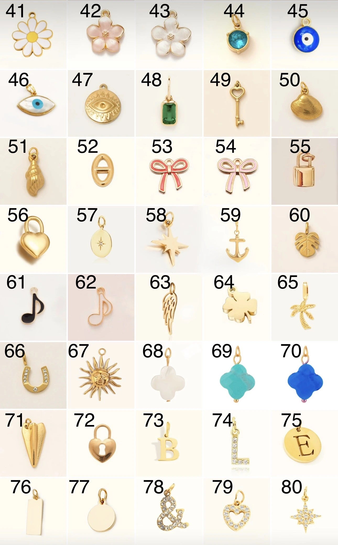 Charms acier inoxydable breloque