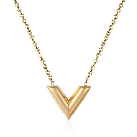 Collier V en acier inoxydable
