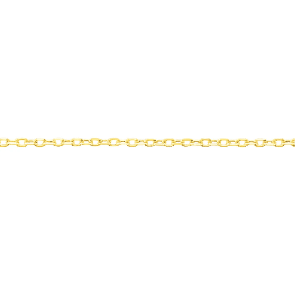 Collier chaîne en acier inoxydable ajustable doré pas cher cadeau pour femme