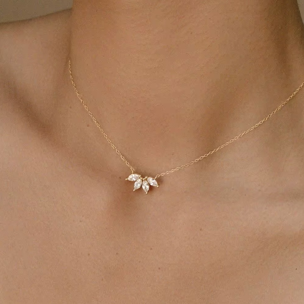 Précieuse | Collier en argent plaqué à l’or