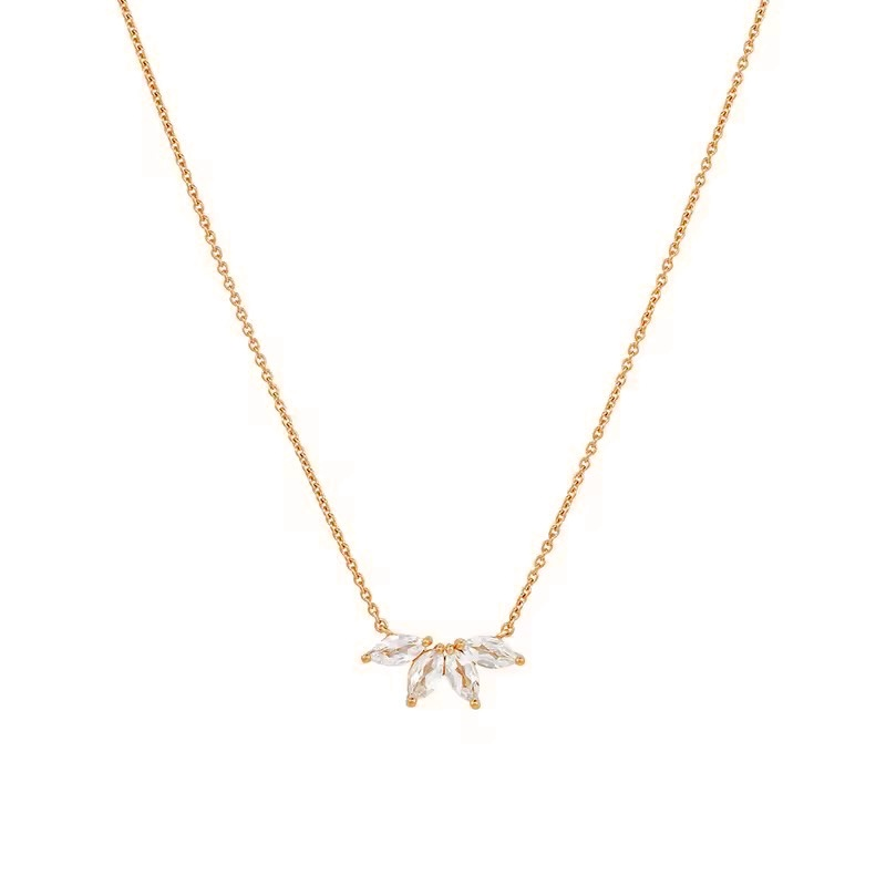 Précieuse | Collier en argent plaqué à l’or