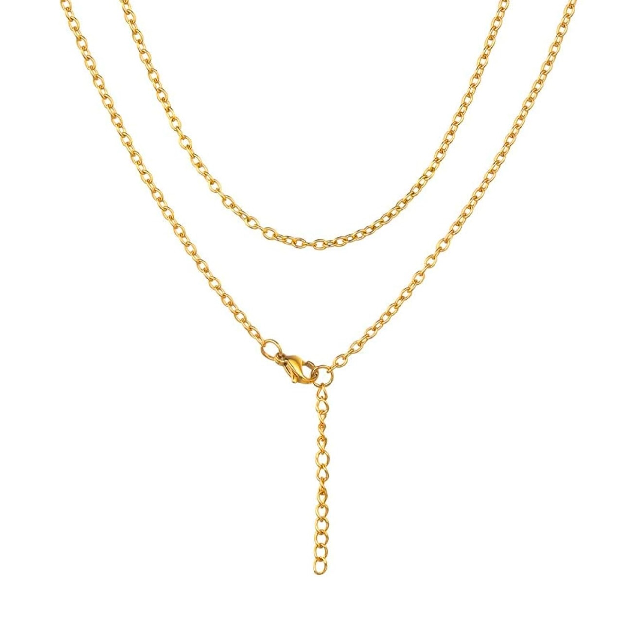 Collier chaîne en acier inoxydable