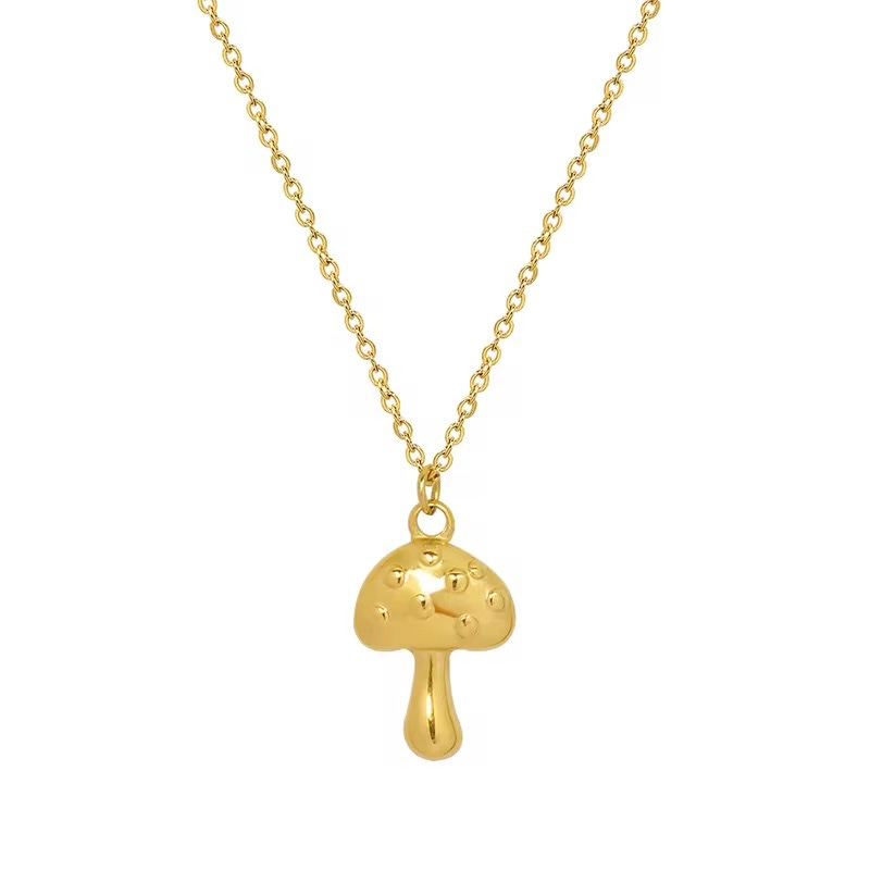 Collier champignon en acier inoxydable
