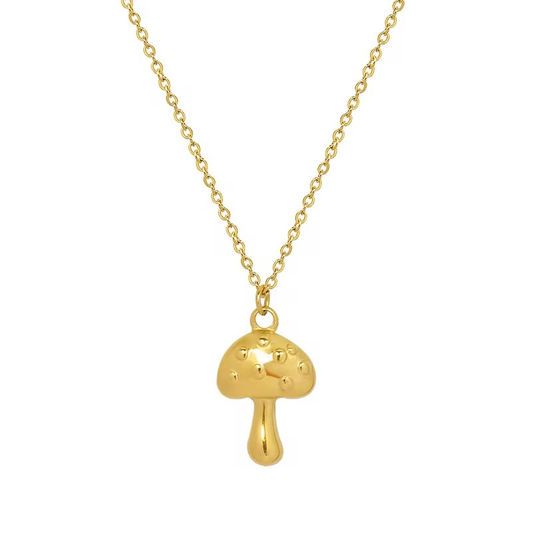 Collier champignon en acier inoxydable