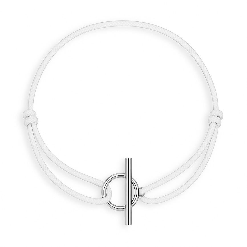 Collier cordon ras du cou breloque maille marine