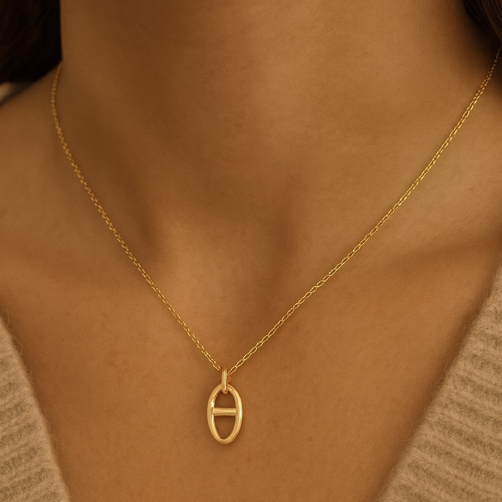 Collier maille en acier inoxydable