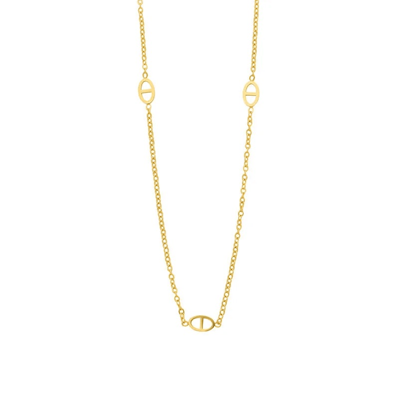 Julianna | Collier en acier inoxydable double tours