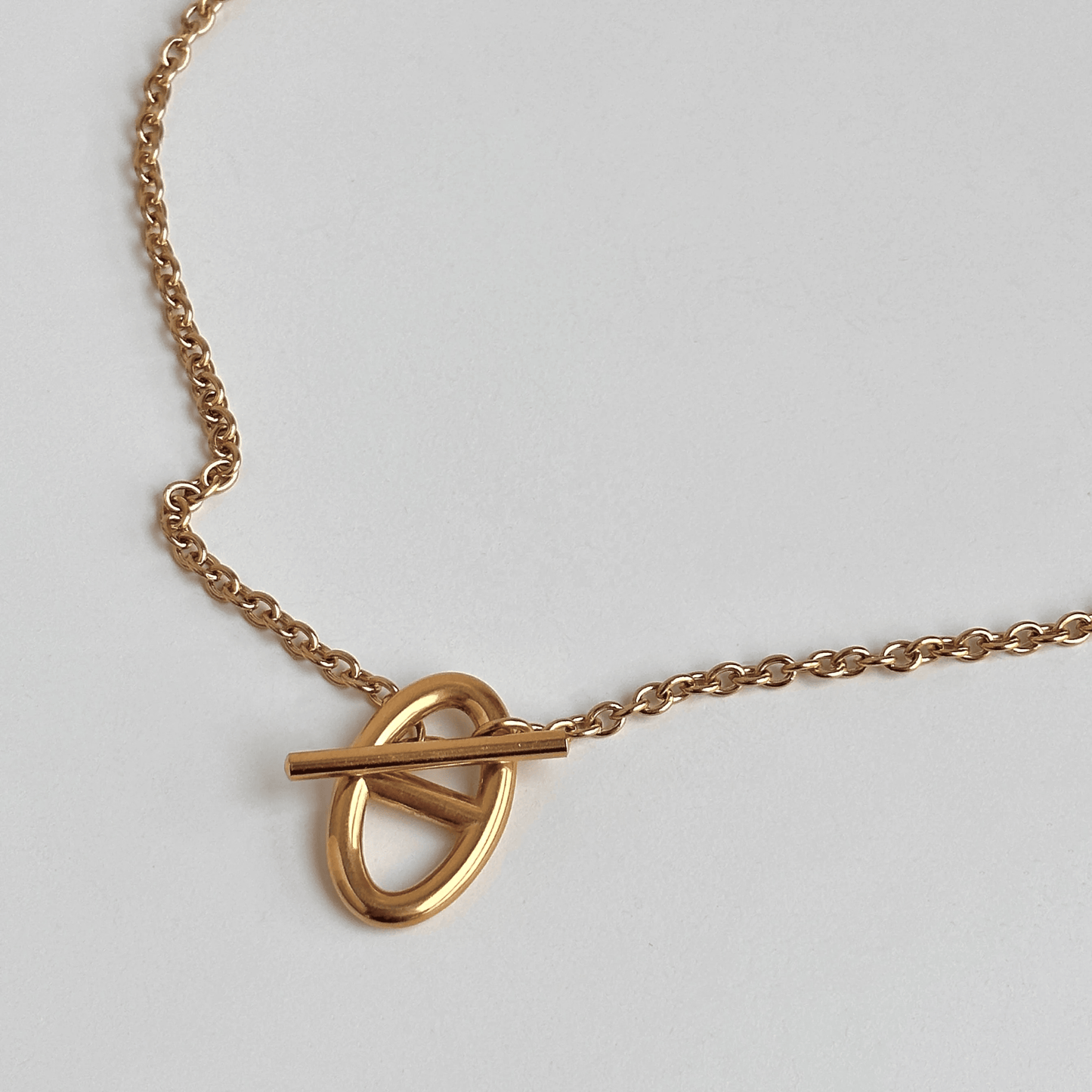 Collier maille en acier inoxydable ajustable pas cher cadeau femme
